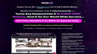 WebX Review: AI-Powered Websites Builder