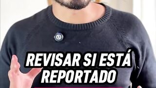 Si estas reportado o no