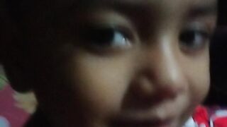 My son is saying his own name.