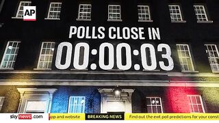 Exit poll suggests Labour wins huge majority in UK election