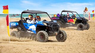 F1 Driver Beach Race (life saver vehicles)