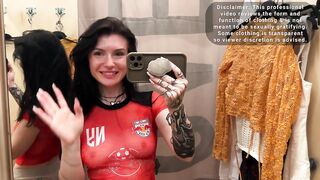 Transparent Try On Haul _ No Bra Outfits  (2024)