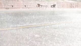 Heavy Rain fall in Muree