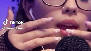 Spit painting videos mouth sounds
