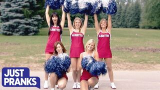 Cheerleaders Chase Them Off Funny Videos