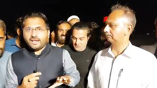 When PTI stopped the meeting, suddenly what happened in the meeting hall, where did the workers go?