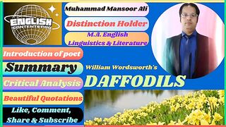 The Magic of William Wordsworth's Daffodils #Nature