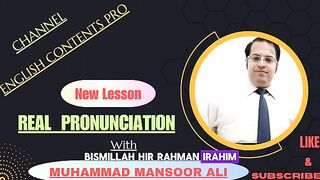 Real Pronunciation of Wrong Spoken Words