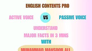 Active & Passive Voice: Quick 3-Minute Guide