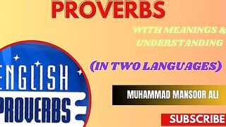 Proverbs Make Our English Adorable.