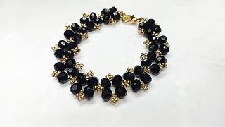 ##БРАСЛЕТ ИЗ БУСИН И БИСЕРА _ EASY HANDMADE BRACELET.????????????.