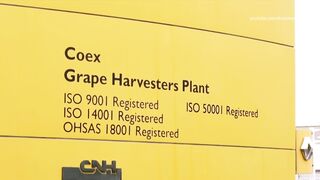 New Holland Grape Harvesters production In France