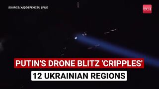 Ukraine In Darkness As Russian Drones Hit 12 Ukrainian Regions; Energy Facility Bombed In Sumy.