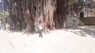 Fun under tree