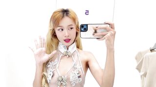 Transparent Bodysuits Try On _ No Bra Try On Haul At The Mall