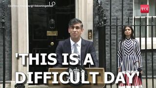 Akshata Murthy's Heartwarming Gesture For Rishi Sunak As He Walks Out Of UK PM House _ Watch.