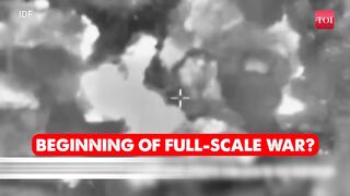 Hezbollah Pounds Israel With 300 Rockets; IDF Fighter Jets Enter Beirut, Break Sound Barrier -Report.