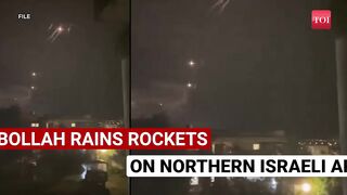 Hezbollah Launches Big Attack On Israel; Over 100 Rockets Fired Toward Israeli Towns _ Watch.