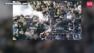 Russian Soldier Hurls 10 Kg Bomb Inside Building; 'Hiding' Ukrainians Blown To Smithereens _ Watch.