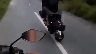 Riding a Motorbike