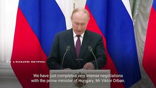 Putin talks Ukraine peace with Orban.
