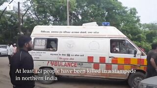 India stampede_ At least 121 killed in crush at religious event.