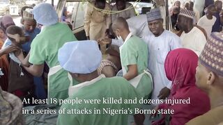 Boko Haram blamed for attacks on wedding and hospital in Nigeria.