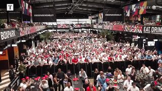 Fans go from despair to jubilation as England win.