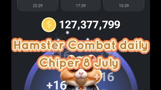 1,000,000 coin clam hamster Kombat | Hamster kombat combo card 8 July