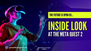Meta quest 2 advanced all in one virtual reality headset 128 GB #games