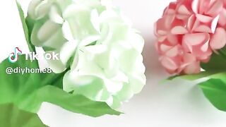 how to make hydrangea flowers from paper