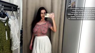 TRANSPARENT Tops Try On Haul 2024_ See-Through & No Bra