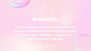 4K TRANSPARENT White Beach Robes Try On _ Oriana Blaze