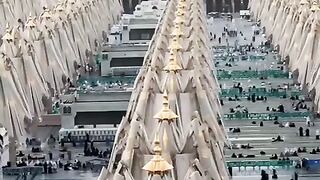 Masjid_Al_Nabawi_Umbrella_Opening_at_Madina_Live_#umbrella_#cinematic_#youtubeshorts_#shorts
