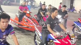 A Jet Ski used in drag race