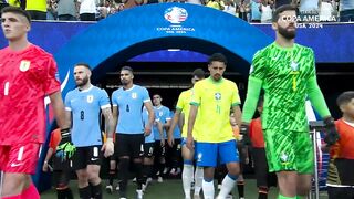 URUGUAY (4) 0-0 (2) BRASIL ｜ HIGHLIGHTS ｜ CONMEBOL COPA AMÉRICA USA 2024