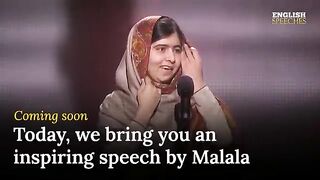ENGLISH SPEECH | MALALA: Fight for Education (English Subtitles)