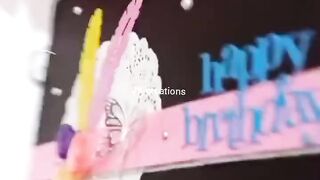 Birthday scrapbook