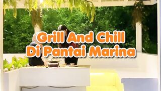 Grill and Chill, a culinary menu provided at Marina Beach, South Lampung