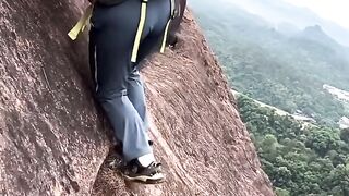 Rock climbing is a sport that challenges our guts