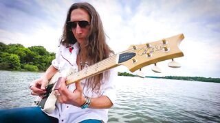 Направляет SWAMP BLUES на этой PRS NF53 • Инструментальная слайд-гитара (720P_HD).