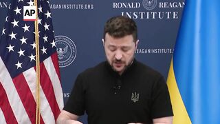 Zelenskyy says world can't wait for US November election to take action to repel Putin.