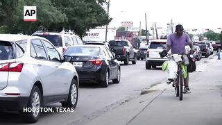 Houston residents react to losing power during sweltering heat after Beryl.