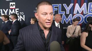Channing Tatum on moon landing conspiracy theories.