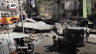 Director of Kyiv children's hospital targeted by Russian missile speaks following deadly attack.