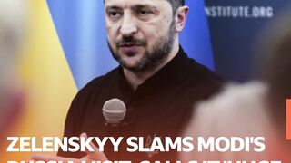 Zelenskyy Slams Modi's Russia Visit, Calls it 'Huge Dissappointment' | The World | The World PK