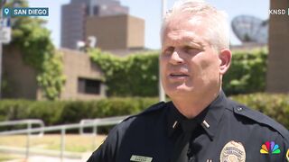 Hotel worker stabs guest before driving into San Diego Bay.