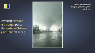 Deadly tornado hits eastern China.