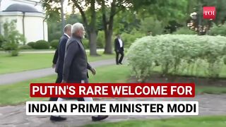 How Putin Treated Modi & Kim Differently _ Contrasting Bonhomie In Five Frames From Moscow.