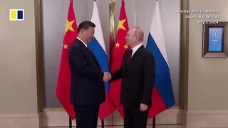 Xi and Putin meet in Kazakhstan.